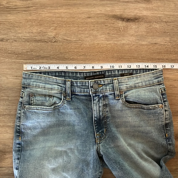 MODERN AMERICAN Women’s Venice Low Rise Wide Leg Distressesd Jeans. Size 30. - Picture 13 of 13